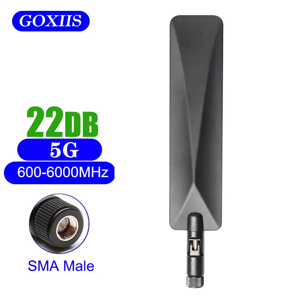 5G 4G 3G WCDMA GSM Antenna Full-band 22dBi SMA Male for WiFi Router Wireless Network Card IOT DTU etc