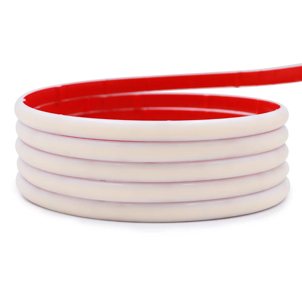 COB Led Neon Strip IP68 Waterproof 12V 24V Light Tape 320 LEDs Flexible Milk Tube Liner Lighting 10 Colors 0.5m 1m 2m 3m 4m 5m