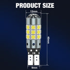 XSTORM T10 Led Bulb W5W LED 168 194 Canbus Nor Error 27SMD 3030 Car Signal Lights Clearance License Plate Lamp 6000K White 12V
