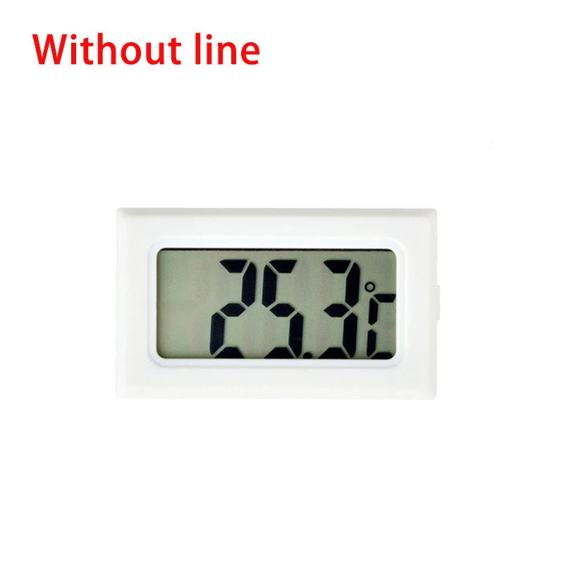 Mini LCD Digital Thermometer with Waterproof Probe Indoor Outdoor Convenient Temperature Sensor for Refrigerator Fridge Aquarium