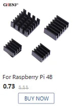 Extruded Aluminum Heatsink For High Power LED IC Chip Cooler Radiator Heat Sink Drop Ship 100*25*10mm
