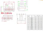 10PCS 1.0 1.25 1.5 2.0 2.54 SH/JST/ZH/PH/XH 1.0MM 1.25MM 1.5MM 2.0MM 2.54MM female plug connector with wire 2PIN /3/4/5/6/7/10P