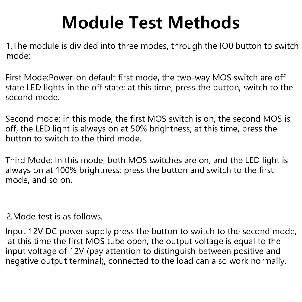 DC 5-60V 2/4 Way Mos Switch Module On-Board Esp32-32E Module Wifi Bluetooth ESP Development Board Type C