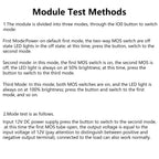 DC 5-60V 2/4 Way Mos Switch Module On-Board Esp32-32E Module Wifi Bluetooth ESP Development Board Type C