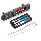 30W 60W Amplifier 12V MP3 Decoder Board Bluetooth 5.3 Stereo Audio DIY Car MP3 Player FM Radio TF USB 6.5mm Mic Jack Record Call