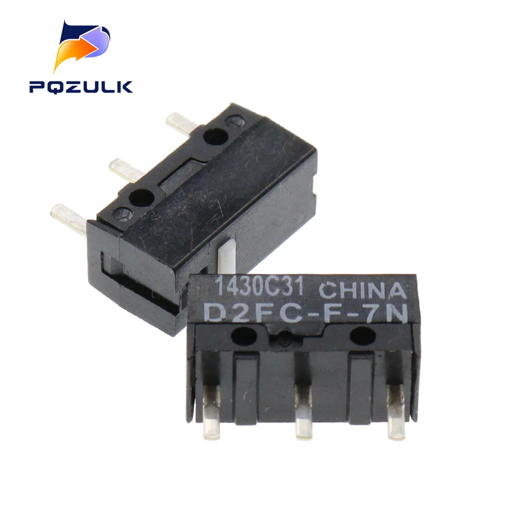 5PCS New Authentic Mouse Micro Switch D2FC-F-7N Mouse Button Fretting D2FC-E-7N D2FC