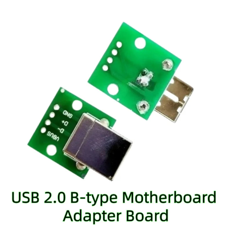 5pcs Micro Mini A Male USB 2.0 3.0 A Female USB B Connector Interface to 2.54mm DIP PCB Converter Adapter Breakout Board