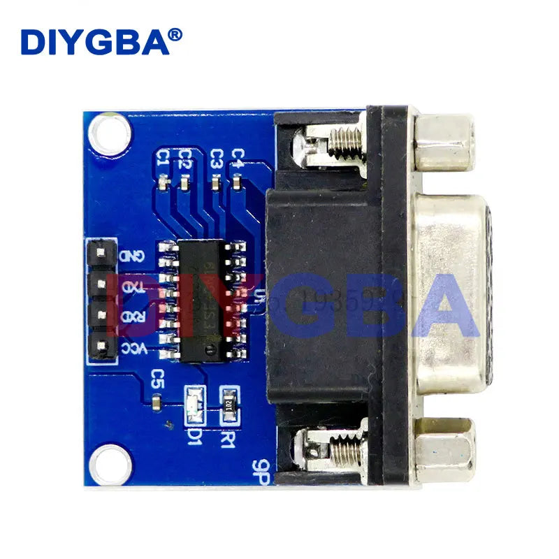 100pcs/lot MAX3232 RS232 to TTL Serial Port Converter Module DB9 Connector MAX232