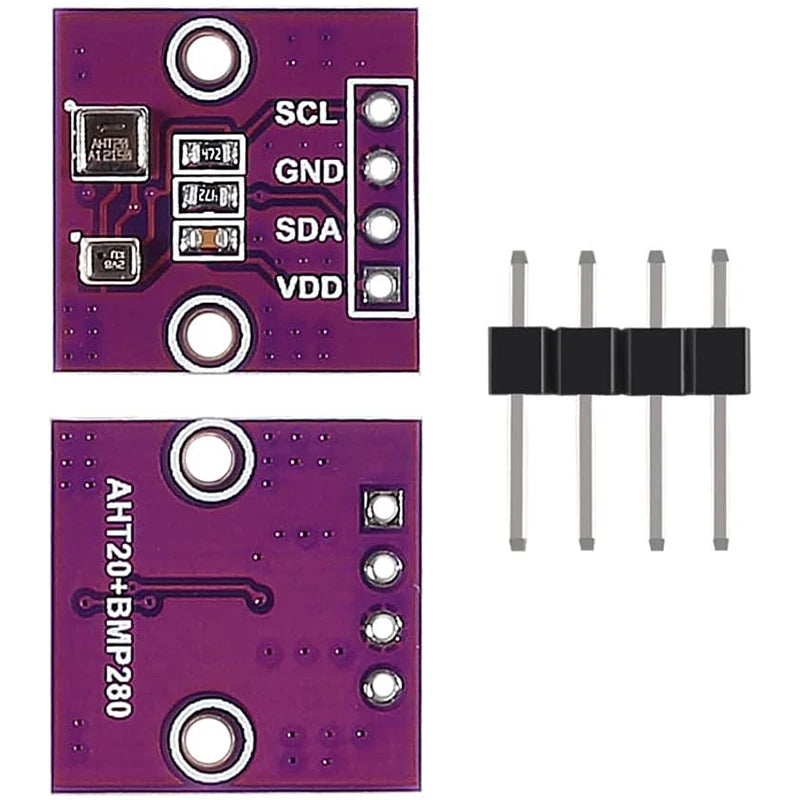 1-5pcs Temperature Humidity Sensor Module AHT20+BMP280 Air Pressure Module High-precision Digital 3 in 1 Sensor Replace BME280