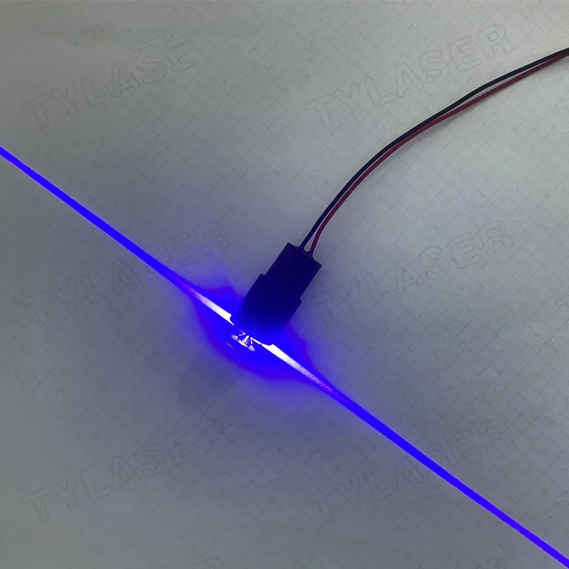 405nm Blue Line Laser Diode Module 360° Laser Level 30mW-100mW for Laser Engraver/Tester/Woodworking Tools