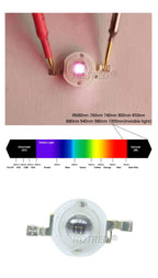 5-10pcs 1W 3W High Power LED IR 730nm 760nm 810nm 850nm 880nm 940nm 980nm 1050nm Diode Light Lamp for Night Vision CCTV Camera