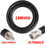 Coaxial LMR400 Cable N to N/ SMA/RP-SMA Male Female Connector Crimp 50 ohm RF LMR-400 Pigtail Antenna Radio Cable