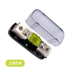 Plug-In Amplifier Fuse Holder 30-150A Car Power Cord Audio Modified Fuse Holder