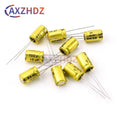 10PCS Audio Frequency Nonpolarity NP Electrolytic Capacitor 100V 1uF 1.5uF 2.2uF 3.3uF 4.7uF 5.6uF 6.8uF 10uF 22uF 33uF 47uF