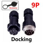 5/20/100Sets Aviation Connector GX16 M16 Waterproof Docking Back Nut Male&Female Plug&Socket 2/3/4/5/6/7/8/9/10pin Sensor Joint