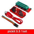 PICKIT3 PICKIT3.5 PICKIT 3 Programmer Offline Programming PIC Microcontroller Chip  +PIC Programmer adapter seat