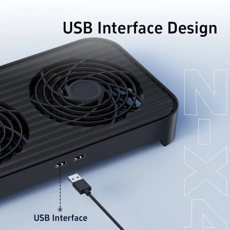 Zezzio Z-X4 Router Radiator USB Powered Router Cooling Router Cooler Base Ptical Cat Set-top Dual 14CM Fan Host Bracket