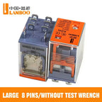 LANBOO Relay 12V 24V/AC 220V AC Voltage Coil High Quality General Purpose Micro Mini Relay with Socket Base 8pin/14pin