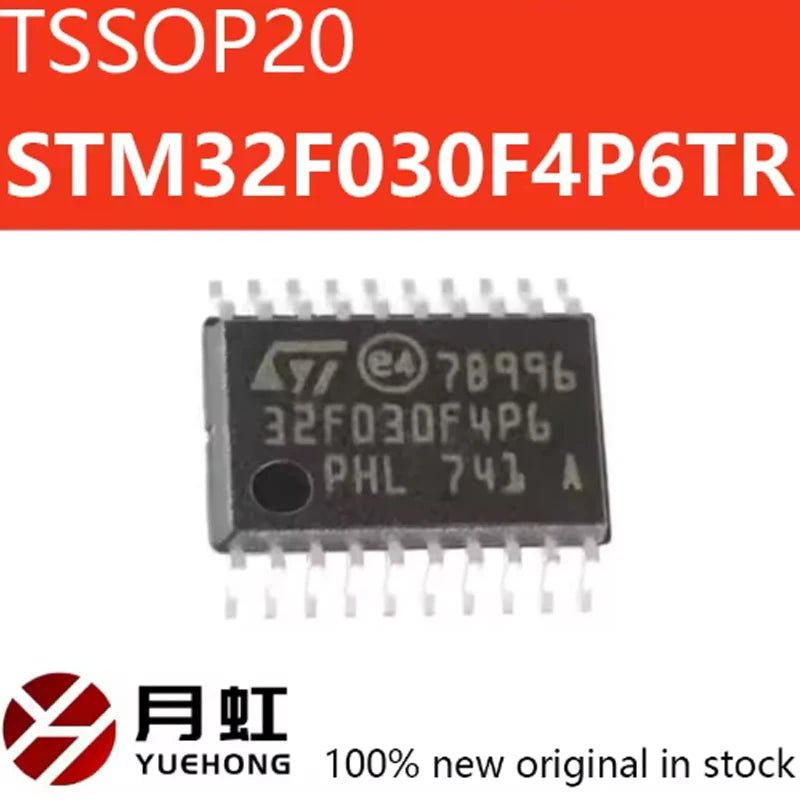 5/10PCS STM32F030F4P6 New genuine STM32F030F4P6TR SMT TSSOP20 microcontroller