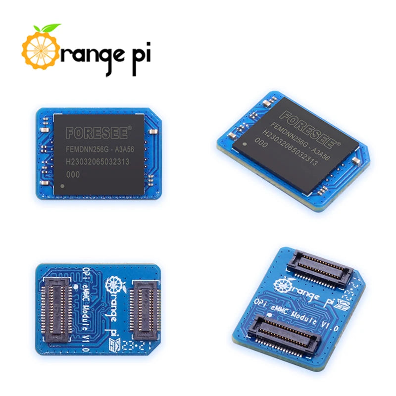 Orange Pi EMMC Module 32GB 64GB 256GB EMMC 5.1 Module for Orange Pi 5 Plus 3D NAND Fast Read Write Speeds 400MB/s for Tablet PC