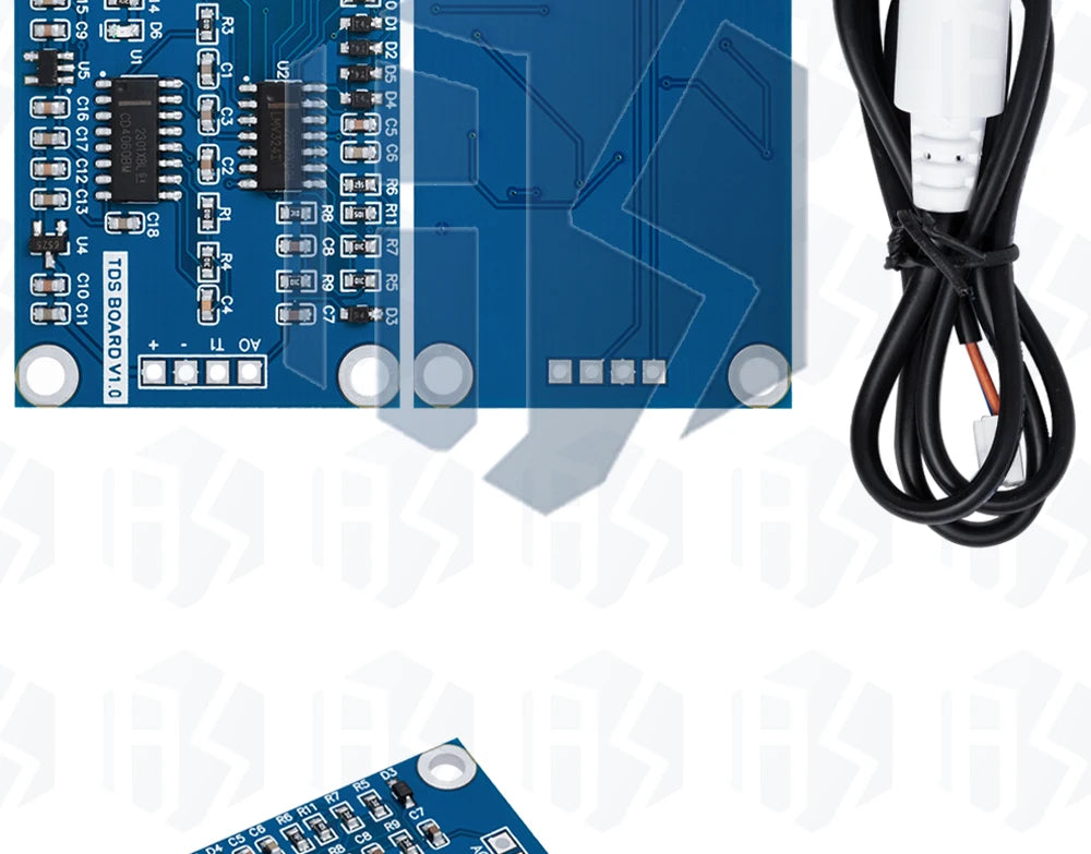 TDS Sensor Module Dissolved Solids Analog Signal Soluble Solid Water Quality Detection DS18B20 Temperature for Arduino 51/STM32