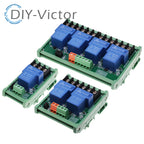 1/2/4 channel relay module 30A with optocoupler isolation 5V 12V 24V supports high and low Triger trigger DC30V/30A AC250V/10A