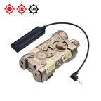 Airsoft CNC IR Laser Sight RAID CQBL PEQ PERST NGAL OGL DBAL IR Device Metal Material  Red, Green, Blue Laser IR Laser 20mm Rail