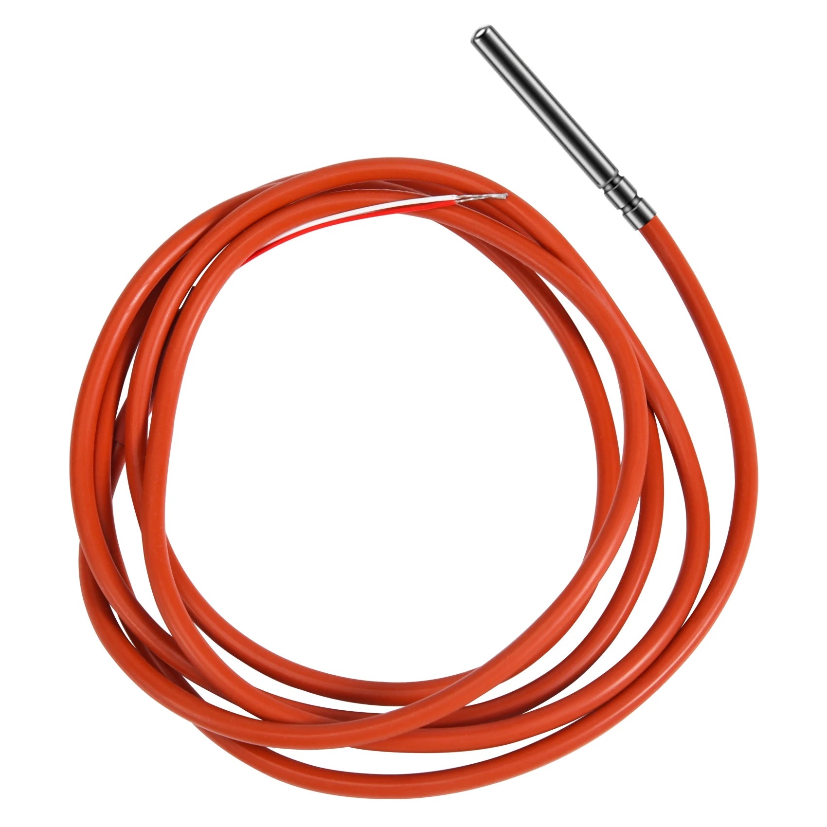 【Flash-Deal!】2 Wire PT1000 Temperature Sensor Thermistor Silicone Gel Coated 1.5Meters Probe 45Mm X 5Mm -50-180 Centigrade Rtds