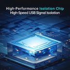 ALIENTEK USB 2.0 High-Speed Isolator HUB23 Industrial-Grade 480Mbps Opto-Coupler Photoelectric Protection Module
