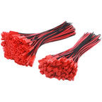 10/20pcs 2 Pin 2.54mm Plug Connector Male Female Plug Connector Cable Wire 10/15/20/30/50cm 22AWG for RC Toys Battery LED Lam