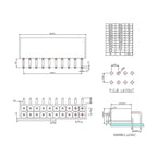 5Sets Molex 4.2mm Automotive Wire Connectors Plug 5557 Series RA Wafer Female Terminal 2-24P Housing for Electrical Wiring