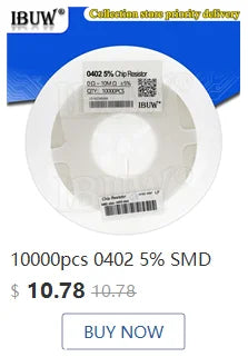 200PCS 660PCS 720PCS 4000PCS 0402 0603 0805 1206 1210 2512 SMD Resistor Kit igmopnrq Assorted Kit 10K 100K 1K 1R 100R 220R 1% 5%