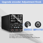 NICE-POWER 120V 3A Lab DC Power Supply 0-240V 0-6A Dual Channel Bench Power Source 12V 24V 10A 20A Power Supply Series Parallel