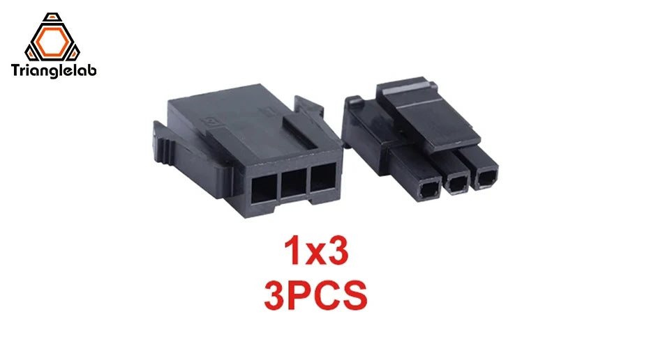 Trianglelab Molex 3.0mm Plug-in Male Female Aerial Mating Connector 43025 Plug+43020 Female Shell + Terminal 3D Printer