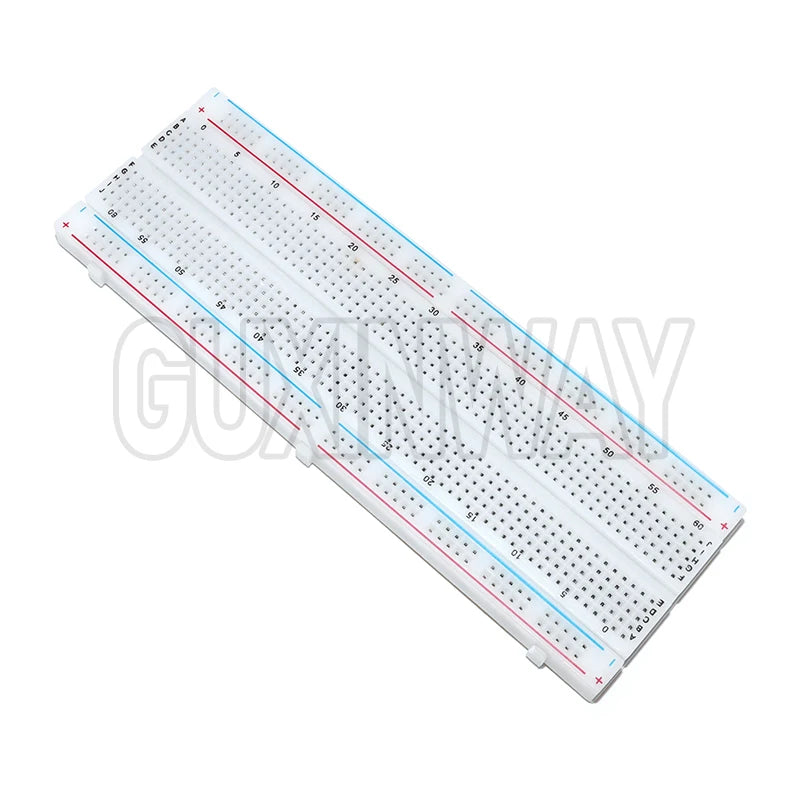 MB-102 Breadboard 400 830 Points Solderless PCB Bread Board Jumper Wire Cable Prototype Board DIY for Arduino Kit