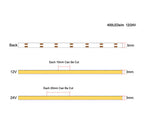 FOB COB LED Strip Lights 3mm 5mm 8mm 10mm 12V 24V Flexible Dimmable LED Tape Easy Install Cuttable 3000K 4000K 6000K LED Tape