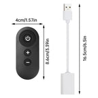 DC 5V USB RF Remote Switch Wireless LED Strip Dimmer Fan Speed Controller Module for Cabinet Night Lights DIY Lighting Control