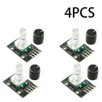 1-10PCS 360 Degree Rotary Encoder Module KY-040 Brick Sensor Development Board with Knob Cap Potentiometer KIT DIY for Arduino