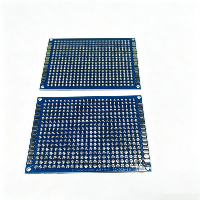 5PCS Double Sided Universal PCB Board 3x7/5x7cm Protoboard Stripboard Circuit Laminate for Maker Hobby