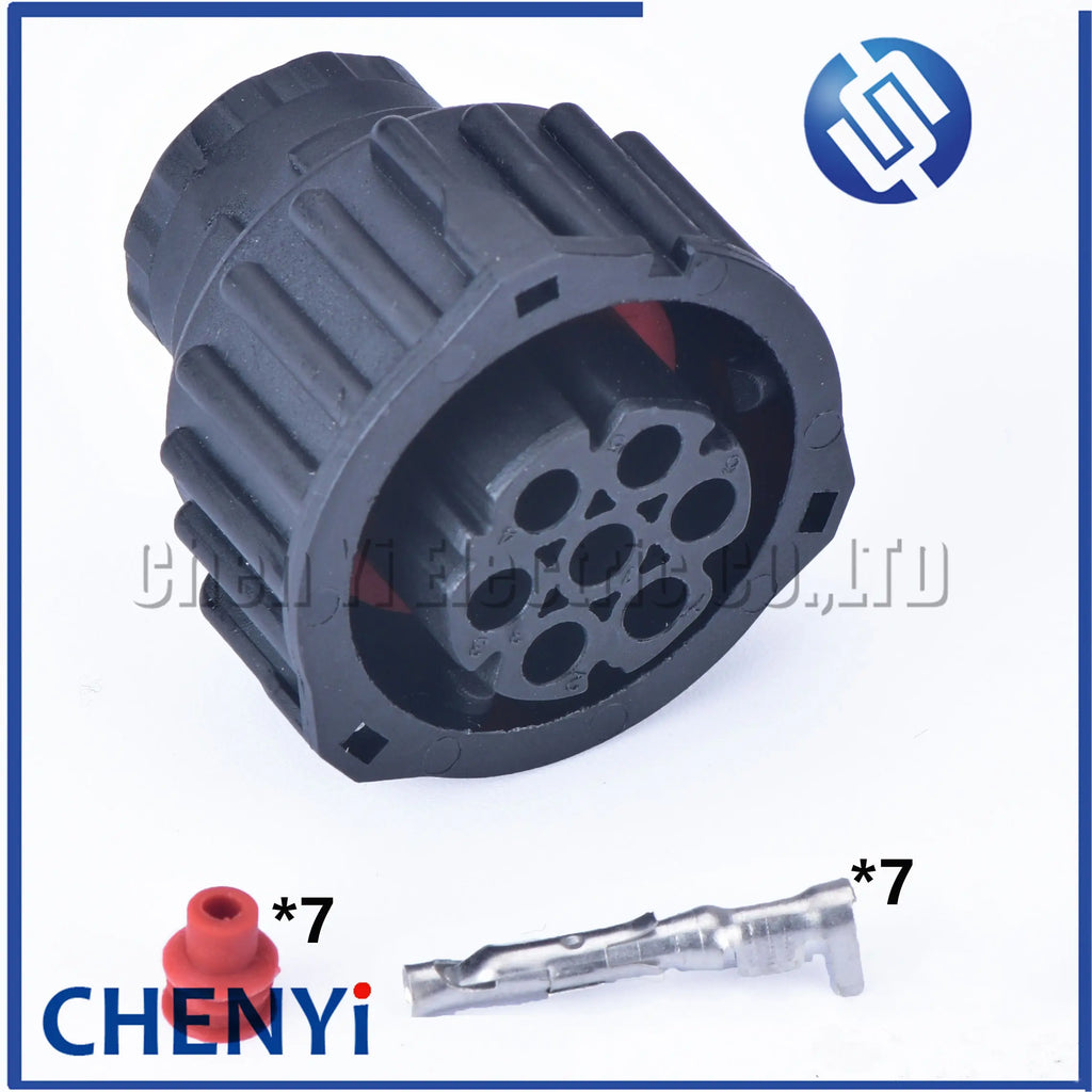 2 set 7 pin 1.5 mm BU-STE KPL CIRCULAR DIN HOUSINGS Male or Female Connector 968421-1 967650-1 1718230-1 with cable Sheath