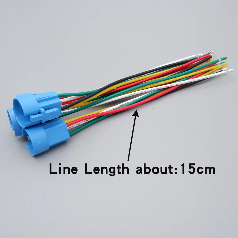 40pcs 22mm Push Button Switch Latching Momentary Metal PC Power LED Light On Off with Wire Waterproof 12v 3v 5v 6v 24v 220v Red