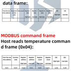 SHT20 RS485 Modbus RTU Temperature Humidity Sensor Transmitter for PLC