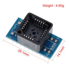 1/3PCS PLCC20 PLCC28 PLCC32 PLCC44 to DIP 20 28 32 44 USB Universal Programmer IC Adapter Tester Socket for TL866CS TL866A