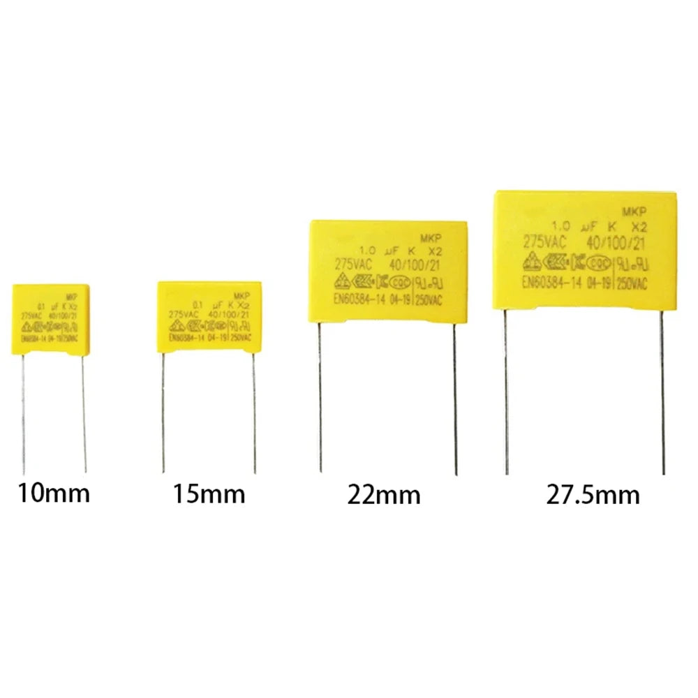 1000PCS X2 Safety Capacitor 275VAC 0.01uF-1uF MKP Polypropylene Film Capacitor