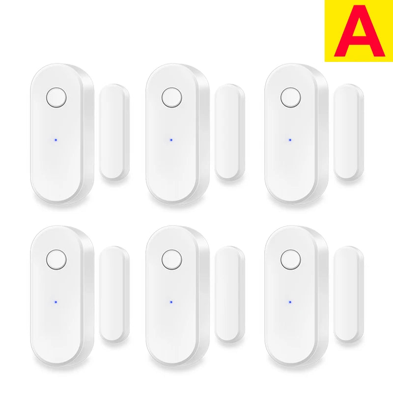 Tuya WiFi Door Sensor Window Anti-intrusion Door Open Close Burglar Security Alarm Magnetic Sensor Smart Life Alexa Google Home