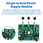 DC 9-18V 2.1 Channel Digital Audio Amplifier Board 2*15W+30W Bluetooth 5.4 Digital Decoder Power Amplifier Audiophile Subwoofer