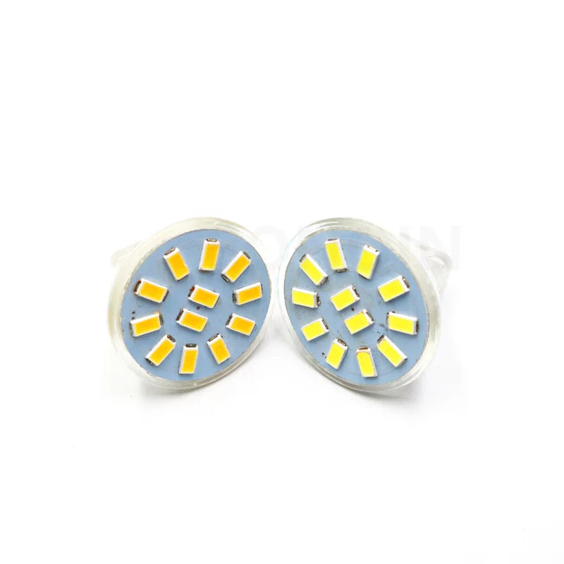MR11 GU4 Mini LED Spotlight Bulbs AC DC12V 5730SMD 7W 15LEDs Super Bright Cool Warm White Lamp Replace 40W Halogen Light