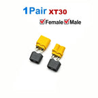 XT30 Connector Plug with Sheath Housing Male/Female XT30 Plugs and Welding Fixtures For RC Lipo Battery Cars Drones Airplane