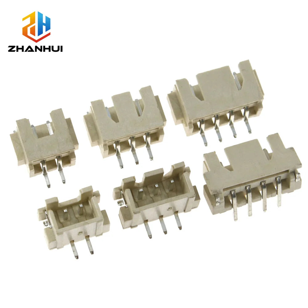 20Pcs SH1.0/JST1.25/ZH1.5/PH2.0/XH2.54 Connector Kit - 2-12Pin Horizontal/Vertical SMD for Precision Electronics