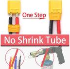 High Current XT90 Male Female Connector with Cover Welding Terminal Connector for Lithium Polymer Battery Model Charge Lead Plug